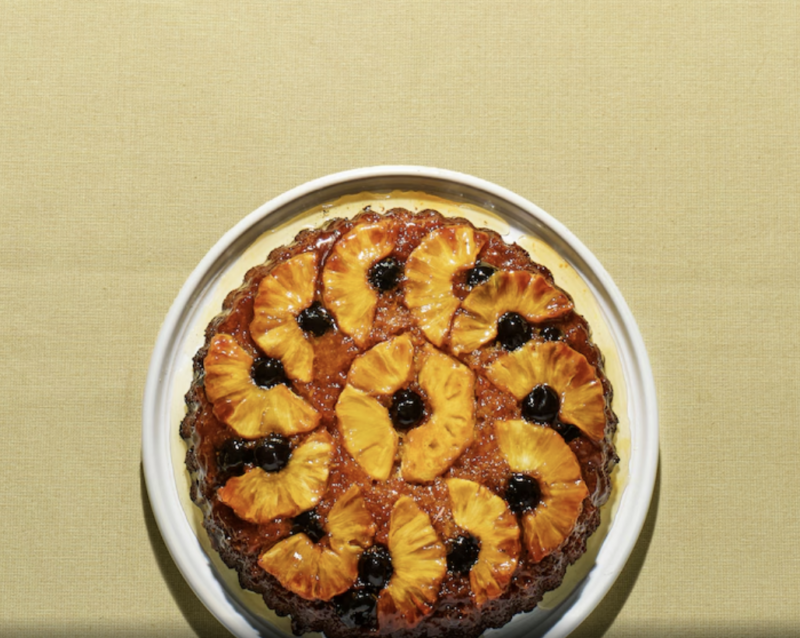 Onderstebovencake met ananas